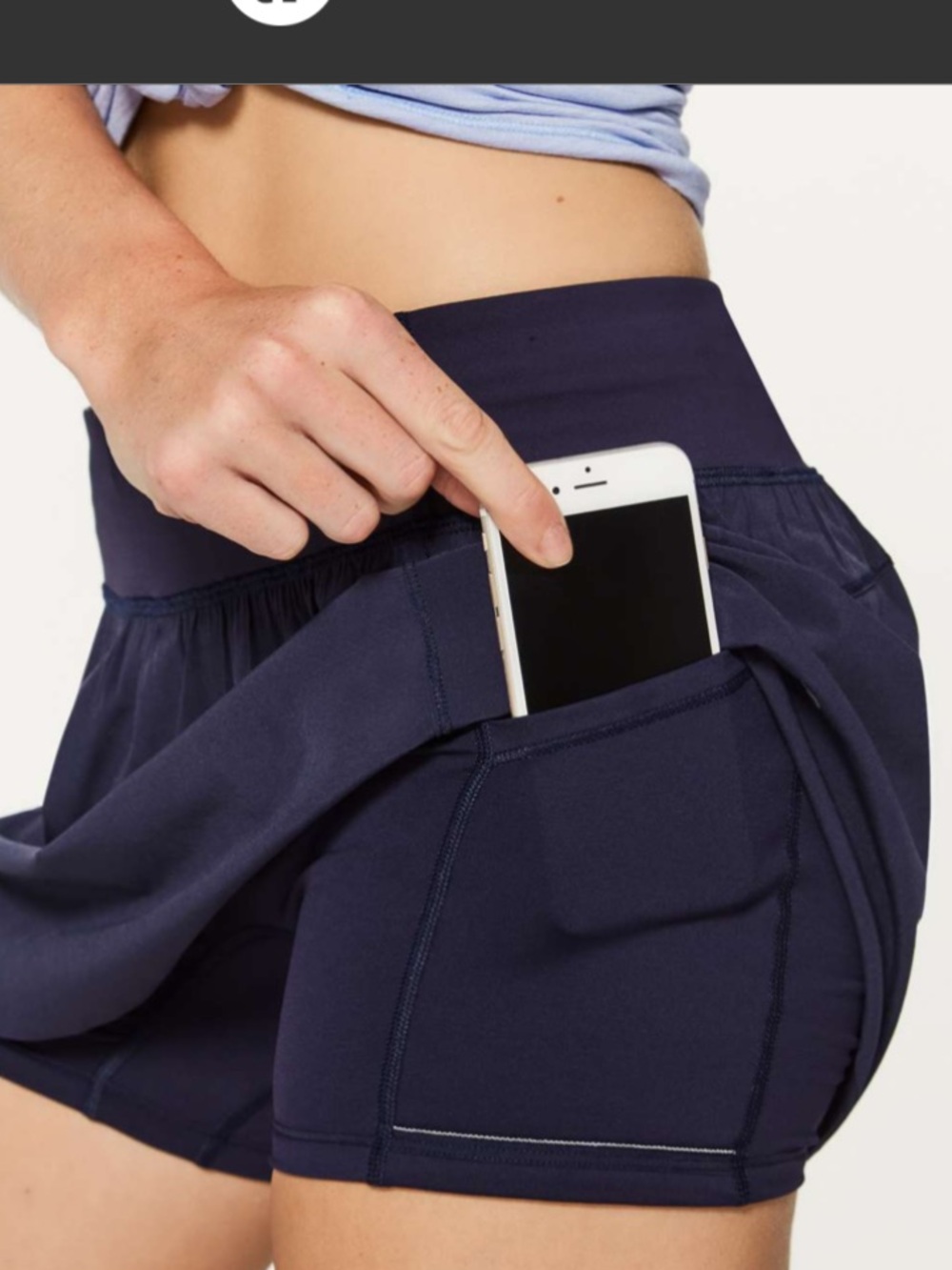 Lululemon Final Lap Skirt Size 10 - Picture 2 of 7